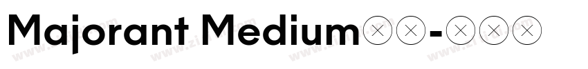 Majorant Medium字体字体转换